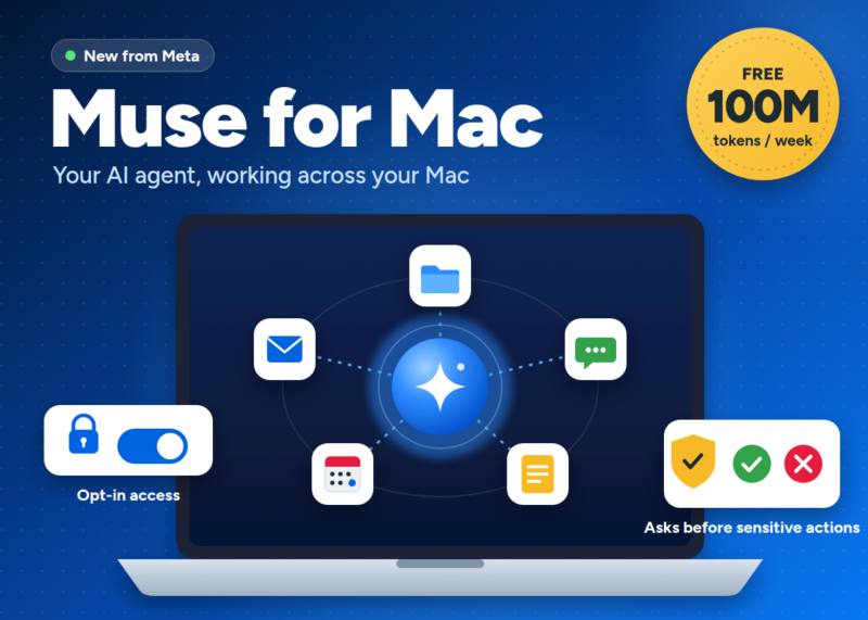 متا نسخه دسکتاپ دستیار هوشمند Muse را برای مک معرفی کرد