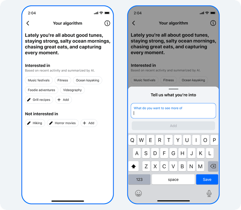 متا «Your Algorithm» را به فیسبوک آورد؛ کنترل الگوریتم با زبان طبیعی