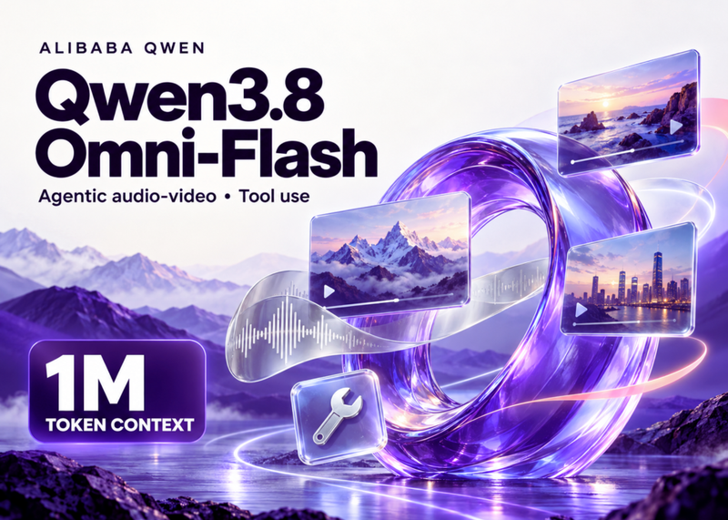 Qwen3.8-Omni-Flash؛ مدل چندوجهی Qwen با درک عاملمحور ویدئو و ۴۵٪ کاهش مصرف توکن